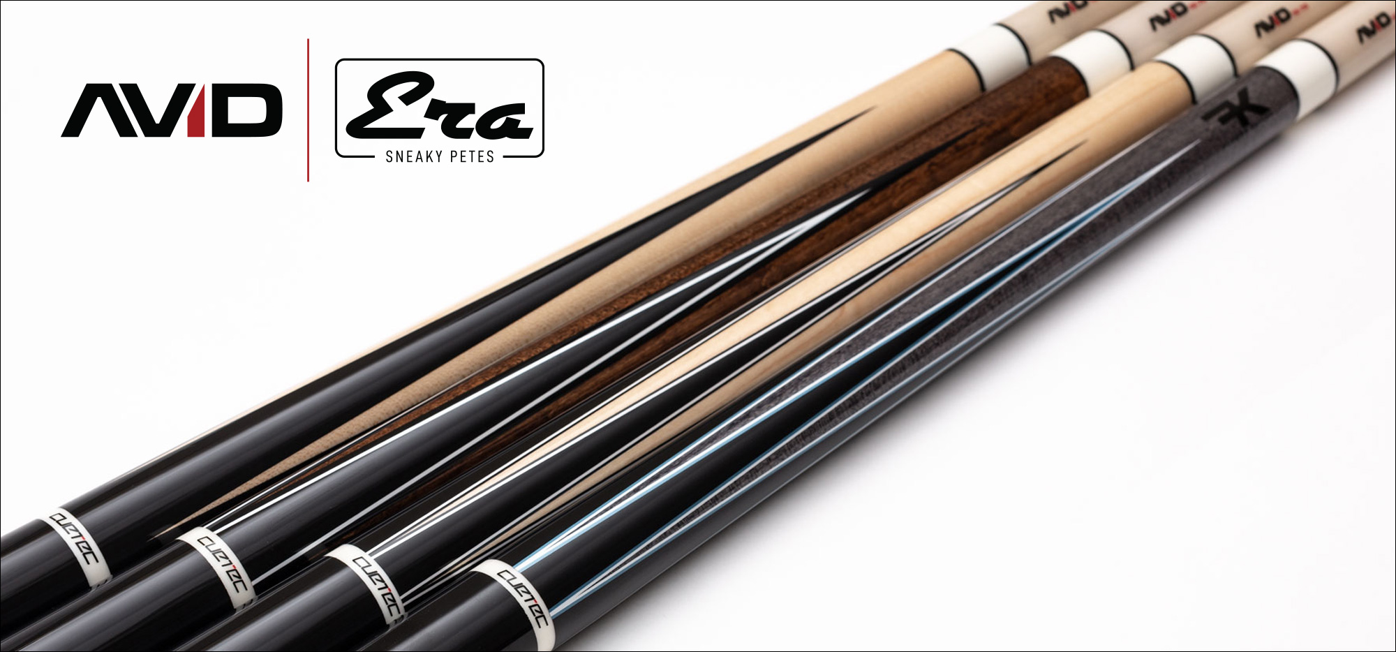 Details about   Cuetec AVID Era 95-322NW Sneaky Pete 4Point Brown Pool Cue w/ Many 
