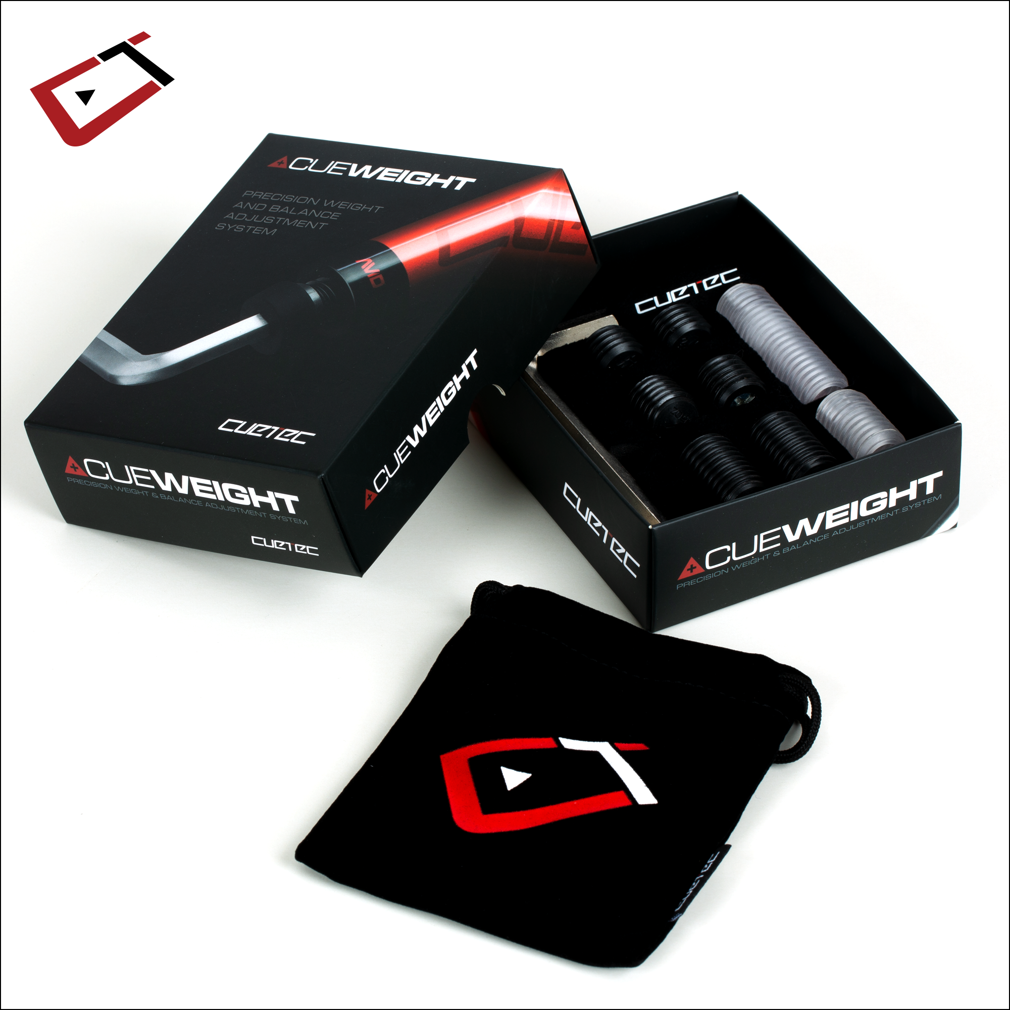 Pool Cue Weight Set For Cuetec Cues - 4 Adjustable Weights For Customization