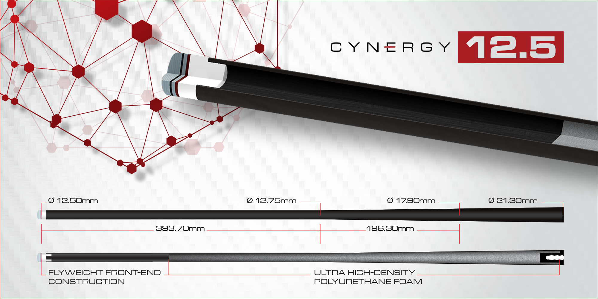 Best Carbon Fiber Pool Shafts | Cuetec Cynergy 12.5mm 3/8x14 21.30mm
