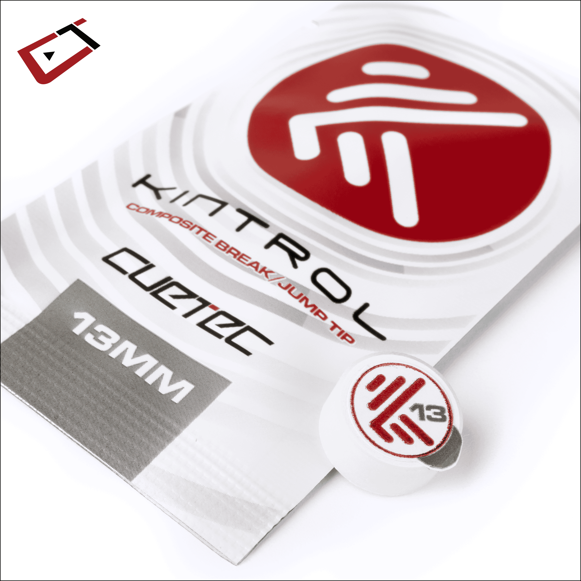 25-CT-KINTROL-TIP-13MM-95-856-INDIVIDUAL 2025 Cuetec Kintrol Tip 13mm 95-856 Individual Package