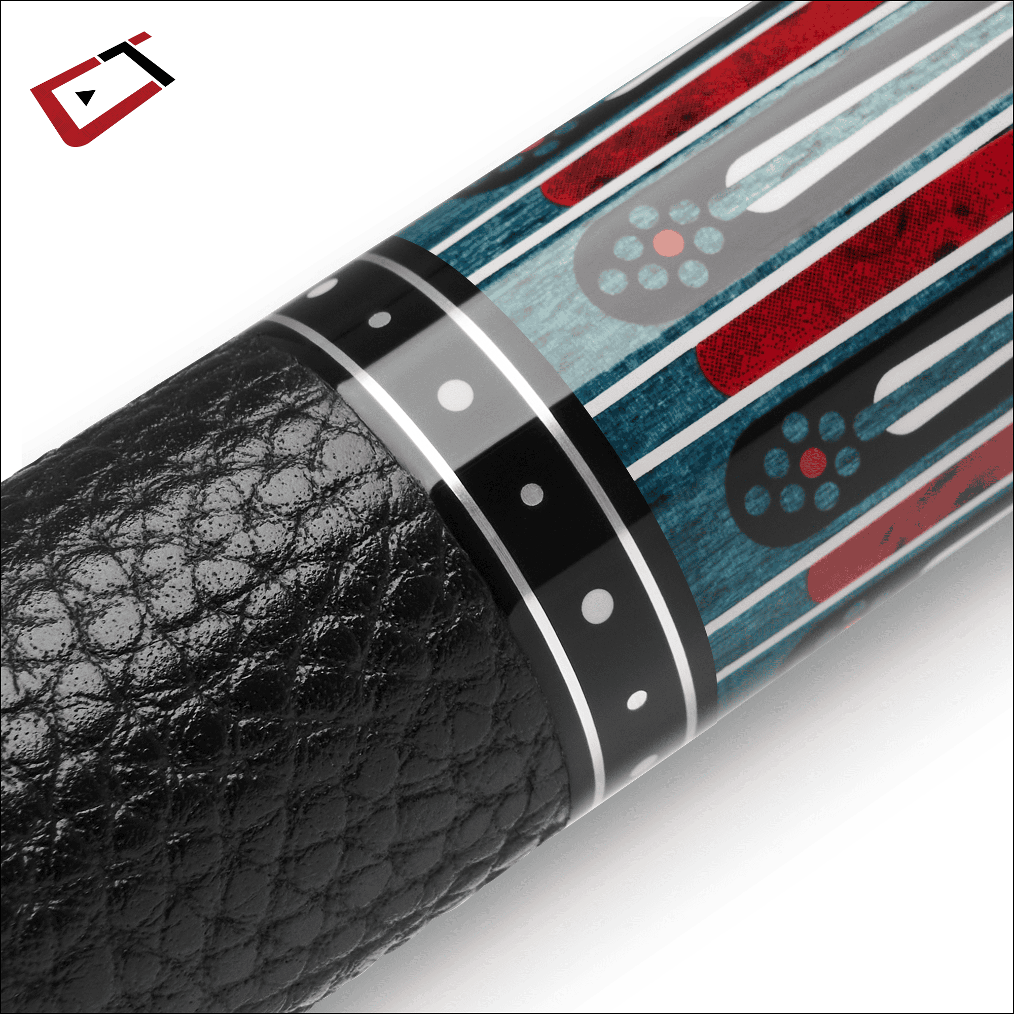 25-CT-MATCHROOM-95-182LTW-Indigo-RingDetail 2025 Nineball Series 95-132LTW Indigo Stain Forearm Ring Detail